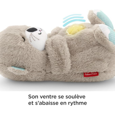 PELUCHE LOUTRE CÂLIN BONNE NUIT