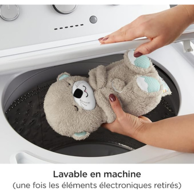 PELUCHE LOUTRE CÂLIN BONNE NUIT