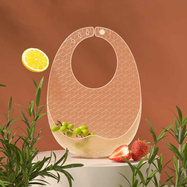 Ibrandfy - Feeding Silicone Baby Bib with Food Catcher
