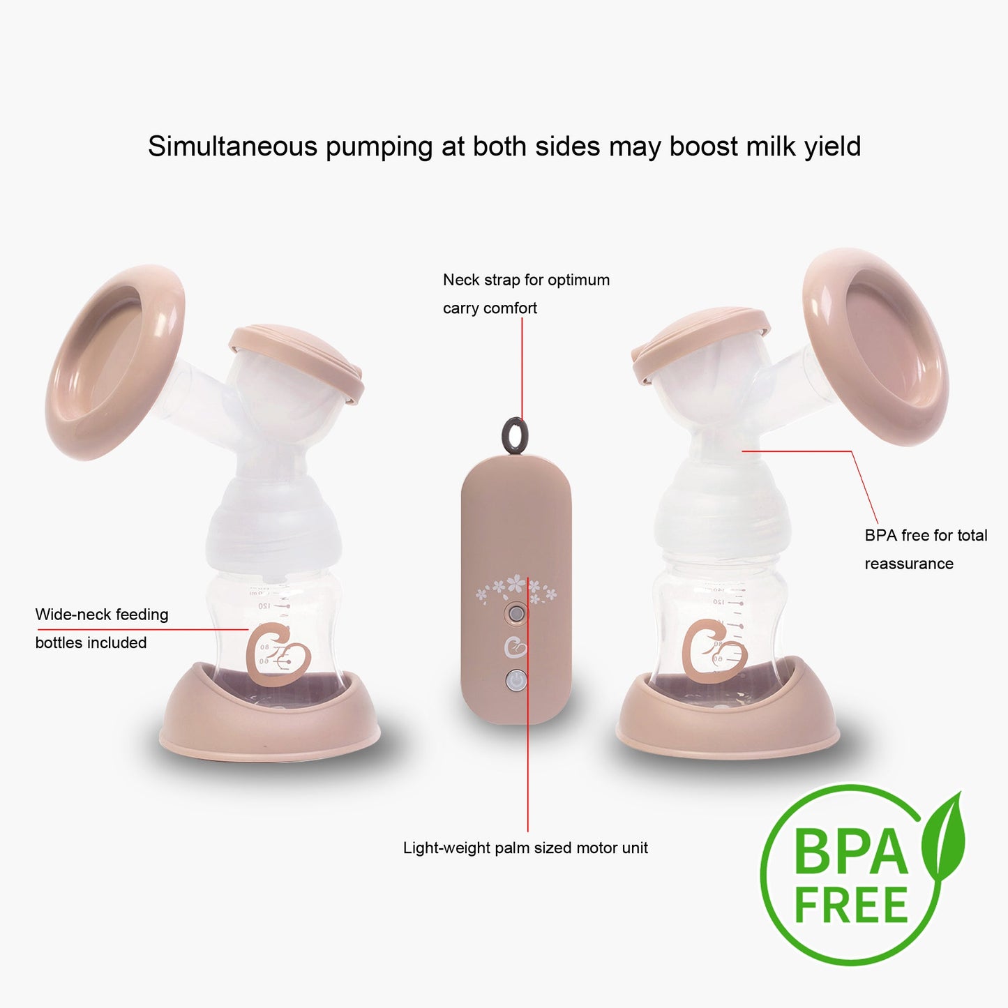 Ibrandfy - Smart Double Electric Breast Pump