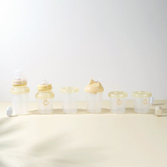 Ibrandfy - Baby Bottles & Feeding Solutions Value Set ( Drink, Express, Store, Feed )